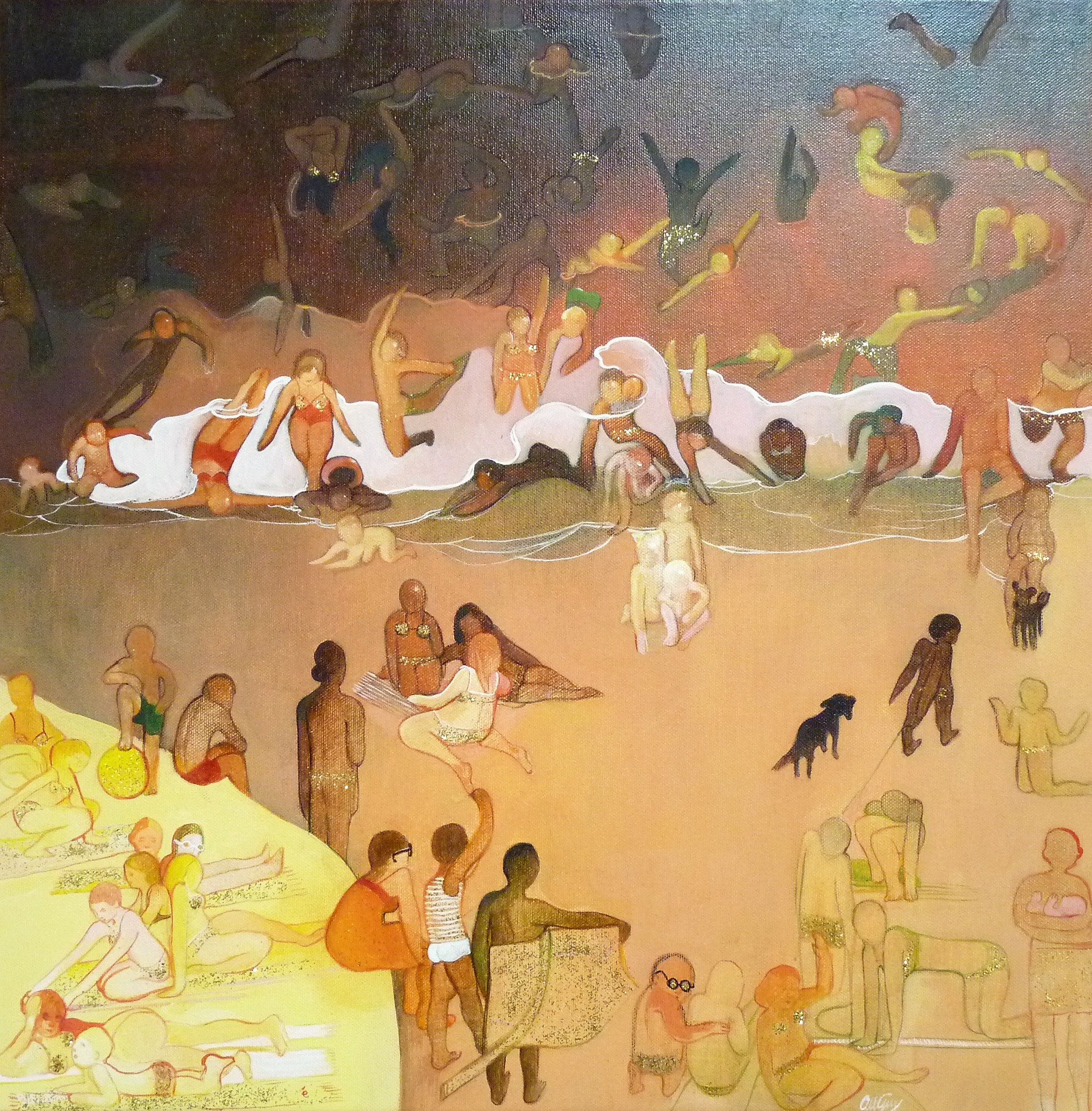 PLAGE DE PONDICHERY - Linette Cajou