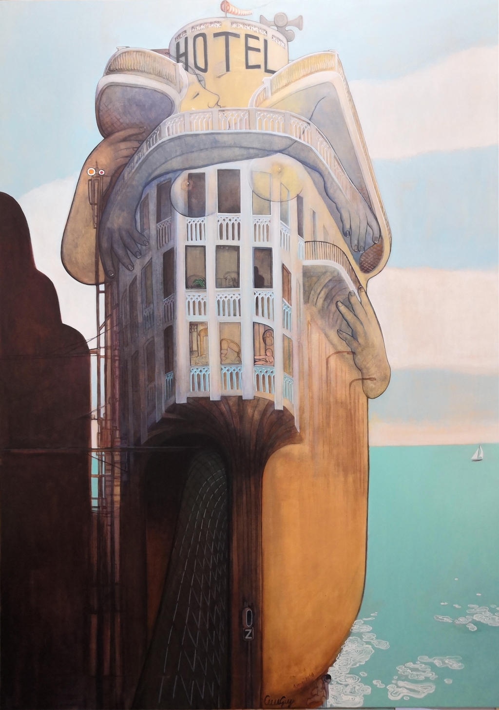 HÔTEL CERBÈRE DE JOUR - Linette Cajou