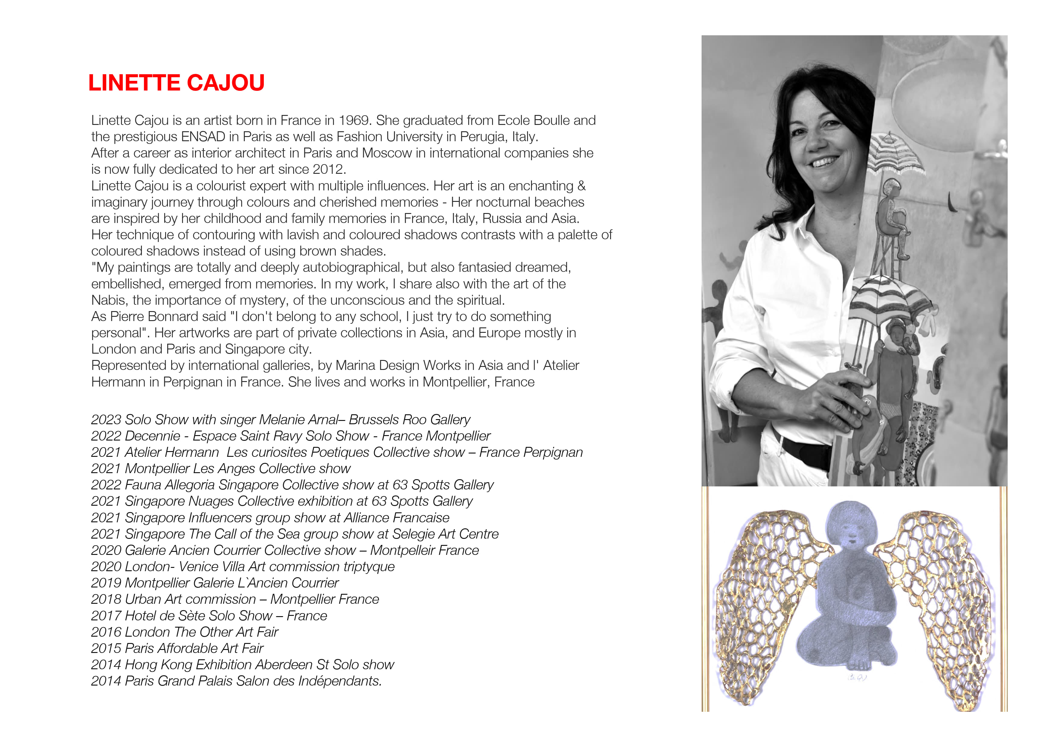 Présentation de l'artiste - Linette Cajou