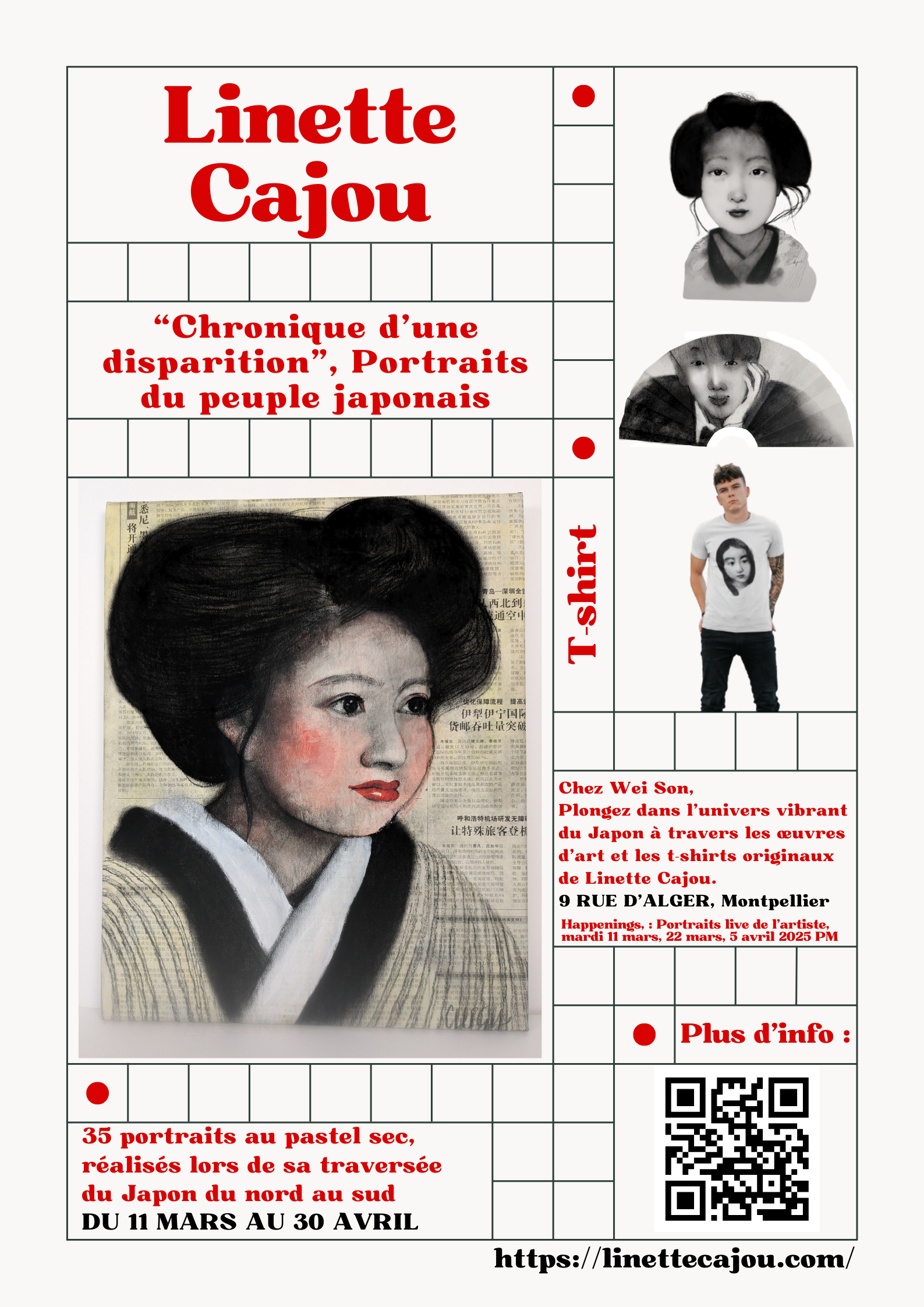 EXPO AT WEI SON MONTPELLIER Mars avril 2025 - Linette Cajou